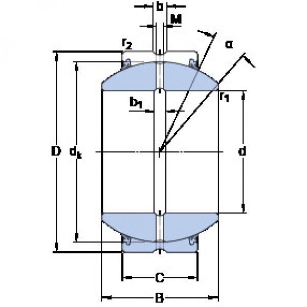 Bearing GEZH 308 ES-2RS SKF #1 image