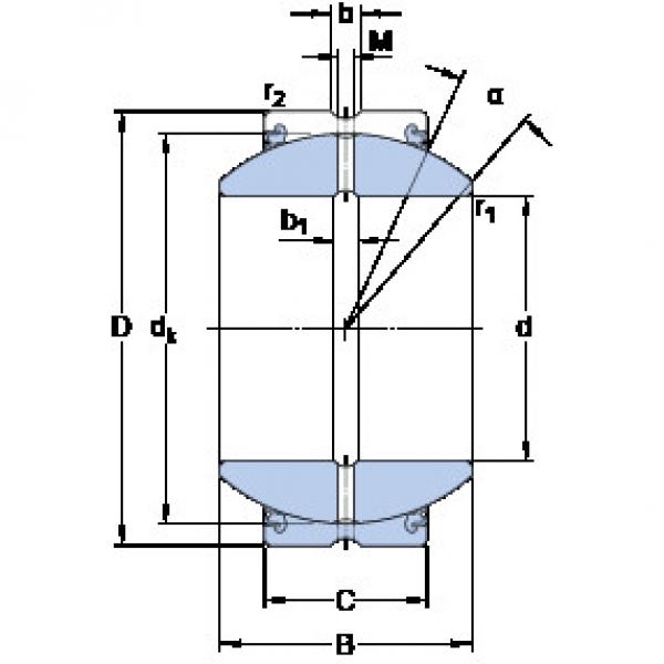 Bearing GEZH 104 ES-2LS SKF #1 image