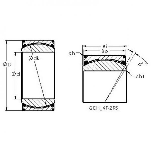 Bearing GEH240XT-2RS AST #1 image