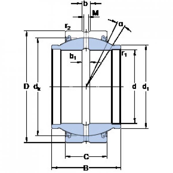 Bearing GEM 35 ES-2LS SKF #1 image