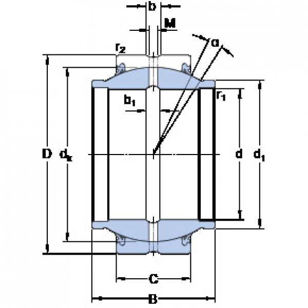 Bearing GEZM 108 ES-2RS SKF #1 image