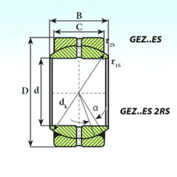 Bearing GEZ 22 ES ISB #1 image