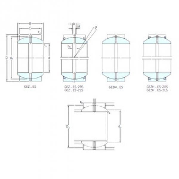 Bearing GEZ106ES SKF #1 image