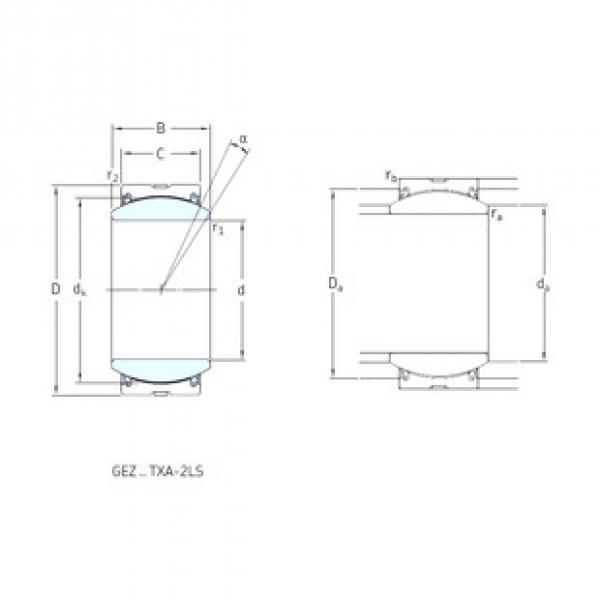 Bearing GEZ104TXE-2LS SKF #1 image