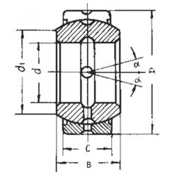 Bearing GEZ107ES-2RS FBJ #1 image