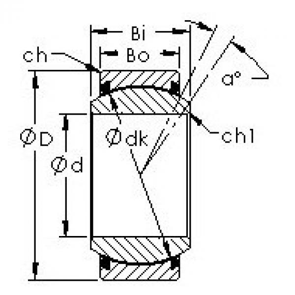 Bearing GEZ38ET-2RS AST #1 image