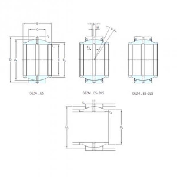 Bearing GEZM104ES SKF #1 image