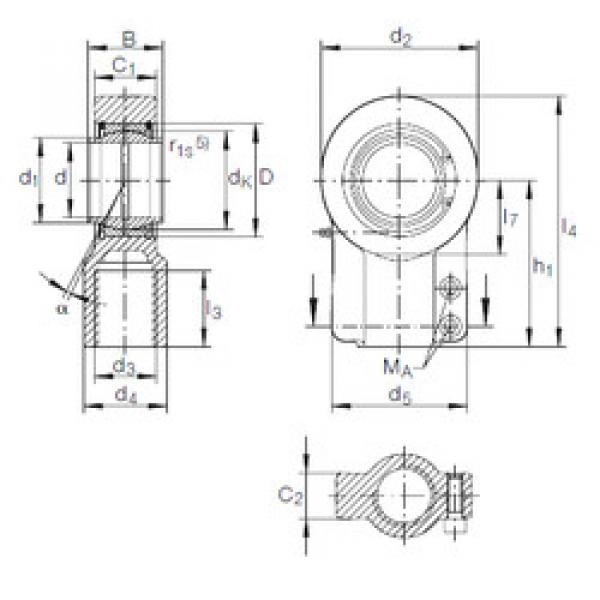 Bearing GIHN-K 70 LO INA #1 image