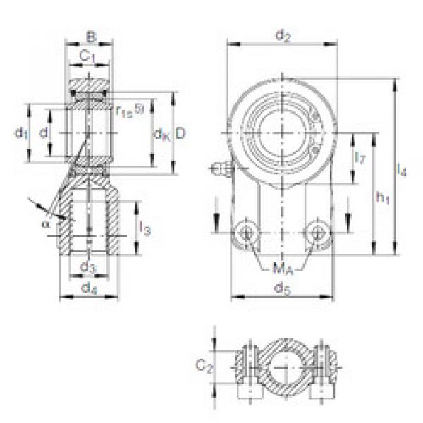 Bearing GIHN-K 32 LO INA #1 image