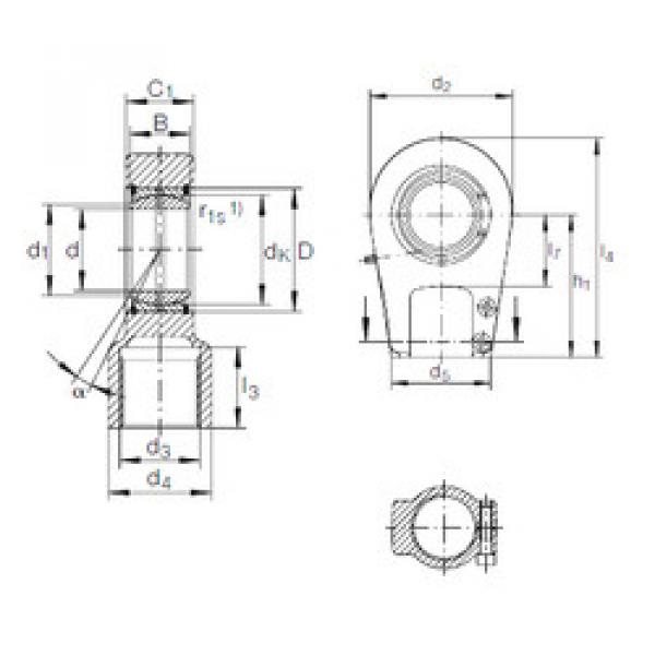 Bearing GIHRK 100 DO INA #1 image