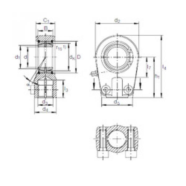 Bearing GIHRK 25 DO INA #1 image