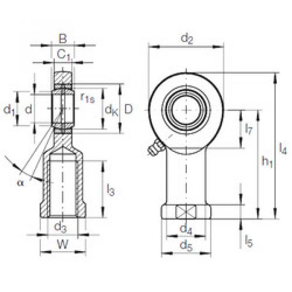 Bearing GIR 17 DO INA #1 image