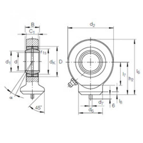 Bearing GK 17 DO INA #1 image