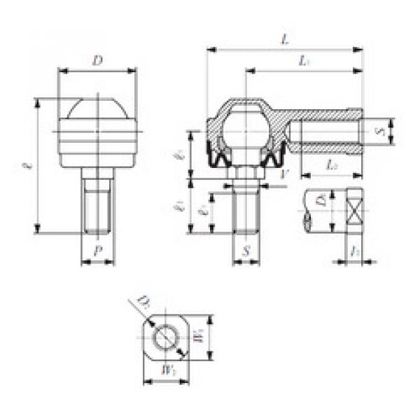 Bearing LHSA 12 IKO #3 image