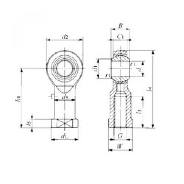 Bearing PHS 10 IKO #3 image