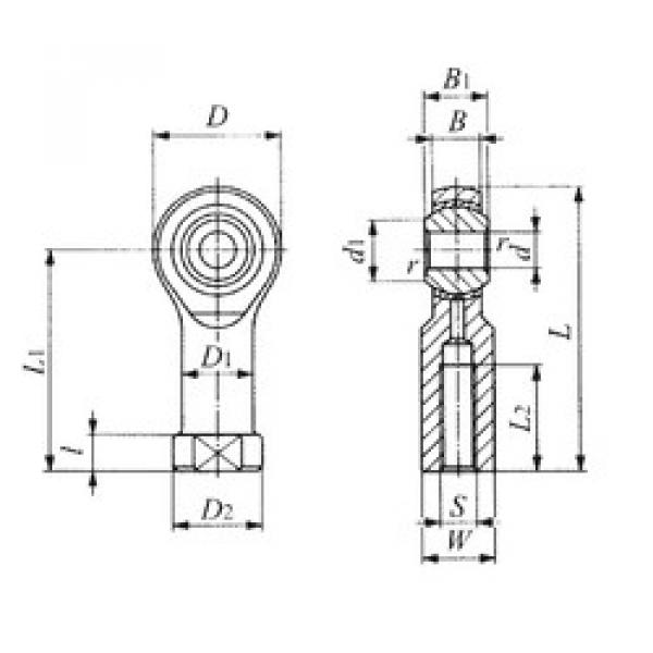 Bearing PHSB 10 IKO #3 image