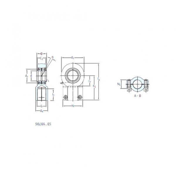 Bearing SILQG 100 ES SKF #3 image