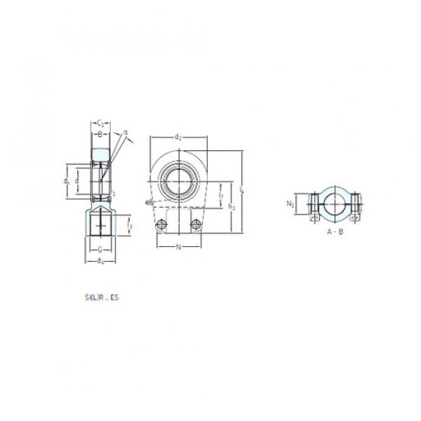 Bearing SIR 100 ES SKF #3 image